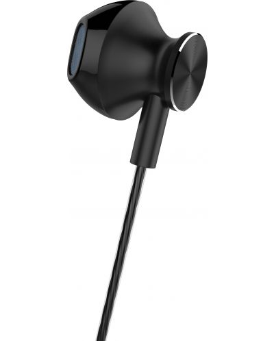 Ακουστικά με μικρόφωνο Yenkee - 305BK, μαύρα - 4