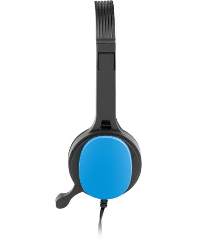 Ακουστικά με μικρόφωνο uGo - USL-1221, μαύρο/μπλε - 4
