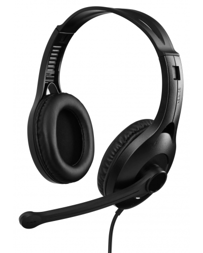 Ακουστικά με μικρόφωνο Edifier - K800 USB, μαύρα - 1