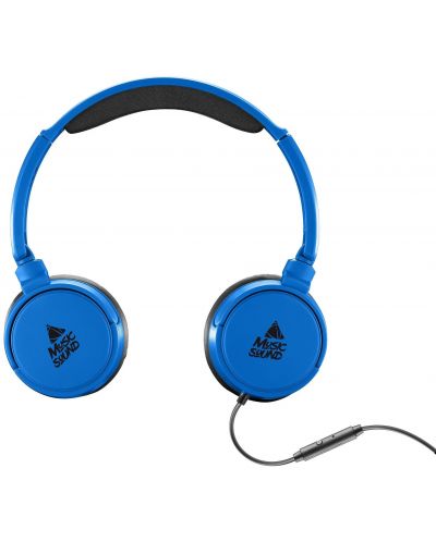 Ακουστικά με μικρόφωνο Cellularline - Music Sound 8864, μπλε - 3