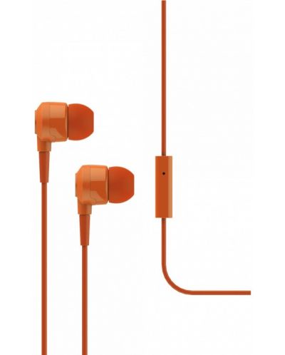 Ακουστικά με μικρόφωνο  ttec - J10, πορτοκαλί - 1