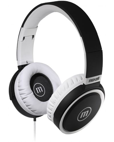 Ακουστικά με μικρόφωνο Maxell - B52, λευκά/μαύρα - 1