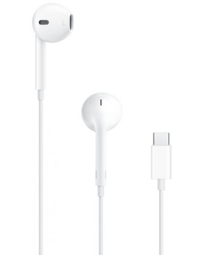 Ακουστικά με μικρόφωνο  Apple - EarPods USB-C, λευκά  - 1