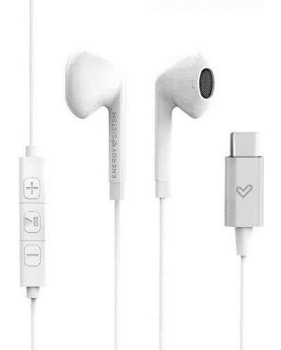 Ακουστικά με μικρόφωνο Energy System - Smart 2, άσπρα - 1
