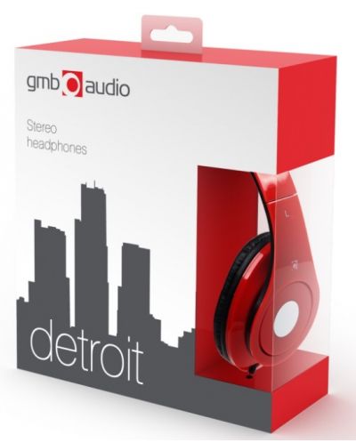 Ακουστικά με Μικρόφωνο  Gembird - MHS-DTW-R, Κόκκινο/Μαύρο - 9