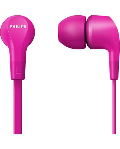 Ακουστικά με μικρόφωνο Philips - TAE1105PK, ροζ - 2