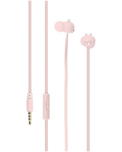 Ακουστικά με μικρόφωνο Tellur - Pixy, ροζ - 1