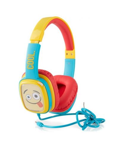 Παιδικά ακουστικά Emoji - Flip n Switch, πολύχρωμα - 1