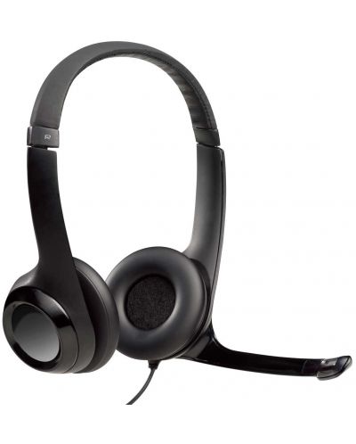 Ακουστικά με μικρόφωνο Logitech - H390, μαύρο - 3