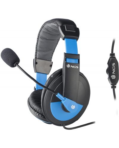 Ακουστικά με μικρόφωνο NGS - MSX9 PRO, μπλε - 1