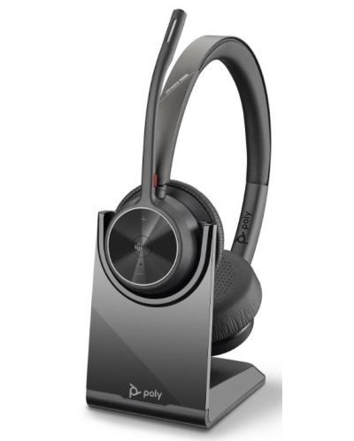 Ακουστικά με μικρόφωνο Poly - Voyager 4320 MS UC Stereo, USB-A, μαύρο - 1