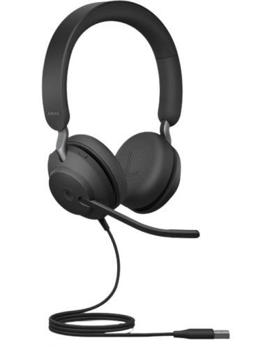 Ακουστικά με μικρόφωνο Jabra - Evolve2 40 SE UC, μαύρο - 5