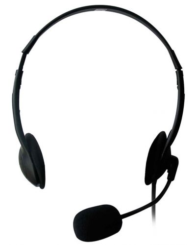 Ακουστικά με μικρόφωνο  Ewent - EW3563, μαύρα  - 2