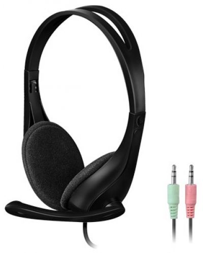 Ακουστικά με μικρόφωνο A4tech - HS-9, μαύρο - 1
