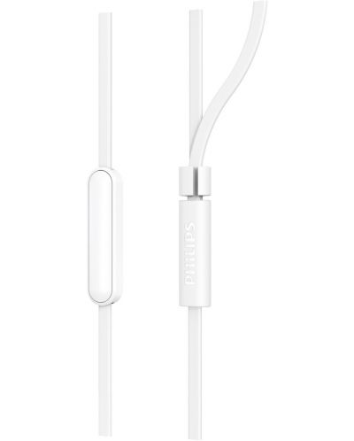 Ακουστικά με μικρόφωνο Philips - TAE1105WT, λευκά - 3