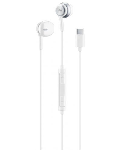 Ακουστικά με μικρόφωνο Cellularline - Altec Lansing USB-C, λευκό - 1