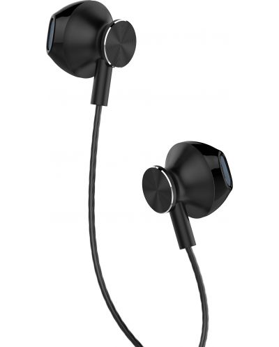 Ακουστικά με μικρόφωνο Yenkee - 305BK, μαύρα - 3