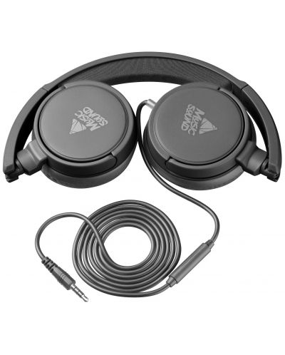 Ακουστικά με μικρόφωνο Cellularline - Music Sound 8865, μαύρα - 4