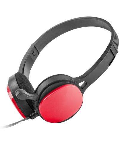 Ακουστικά με μικρόφωνο uGo - USL-1222, μαύρο/κόκκινο - 2