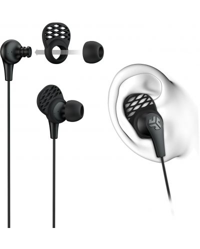 Ακουστικά με μικρόφωνο JLab - JBuds Pro Signature, μαύρα - 5