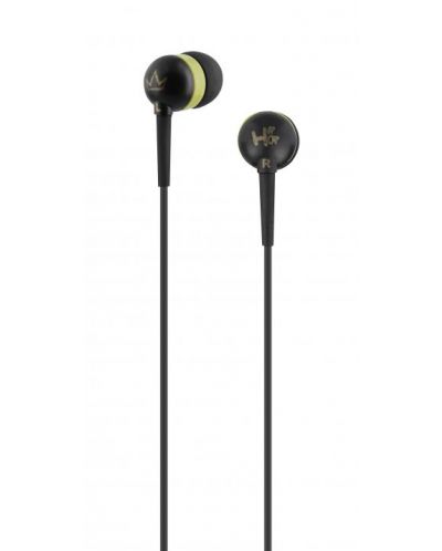 Ακουστικά με μικρόφωνο TNB - Music Trend Hip Hop, μαύρα/πράσινα - 1