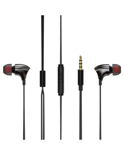Ακουστικά Energy Sistem - Earphones 5 Ceramic, μαύρα - 4