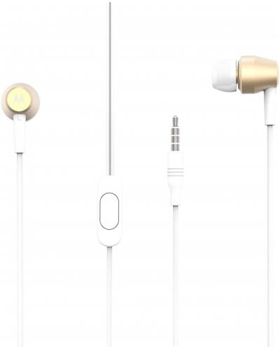 Ακουστικά με μικρόφωνο Motorola - Pace 200,χρυσαφένια - 1