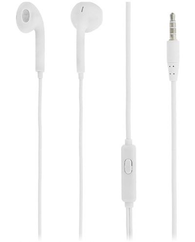 Ακουστικά με μικρόφωνο Tellur - Fly, λευκά - 1