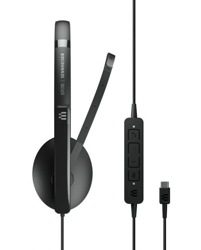 Ακουστικά με μικρόφωνο  Sennheiser - EPOS SC 130, USB-C,μαύρο - 4