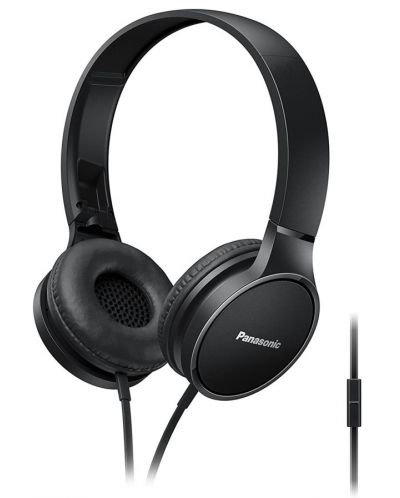 Ακουστικά με μικρόφωνο Panasonic - RP-HF300ME-K, μαύρα - 2