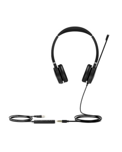 Ακουστικά με μικρόφωνο Yealink - UH36, UC, USB-A/3.5 mm, μαύρα - 2