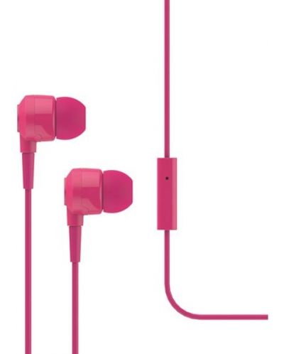 Ακουστικά με μικρόφωνο ttec - J10, ροζ - 1