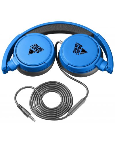 Ακουστικά με μικρόφωνο Cellularline - Music Sound 8864, μπλε - 4