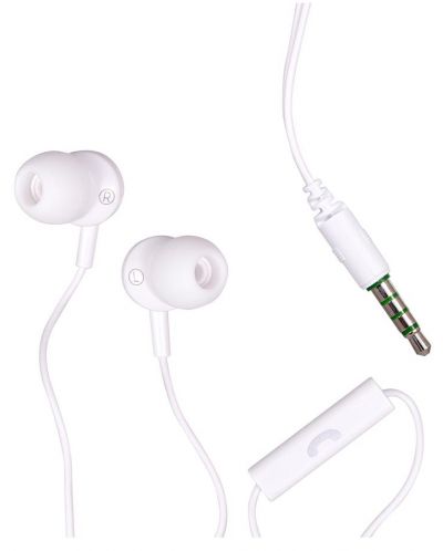 Ακουστικά με μικρόφωνο Maxell - EB-875, λευκά  - 1