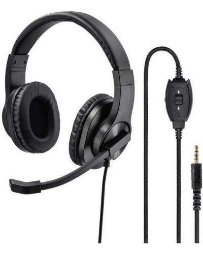 Ακουστικά με μικρόφωνο Hama - HS-P350, μαύρα - 4
