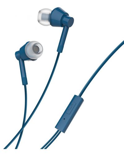 Ακουστικά με μικρόφωνο Nokia - Wired Buds WB-101, μπλε - 2