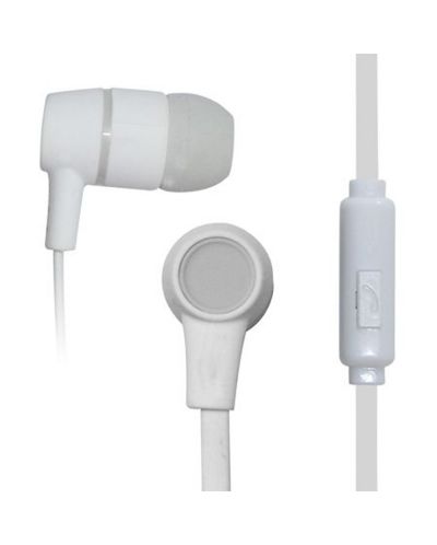Ακουστικά με μικρόφωνο Vakoss - SK-214W, άσπρα - 1