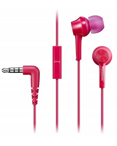 Ακουστικά με μικρόφωνο Panasonic RP-TCM115E-P - ροζ - 1