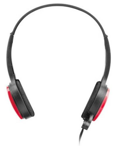 Ακουστικά με μικρόφωνο uGo - USL-1222, μαύρο/κόκκινο - 5