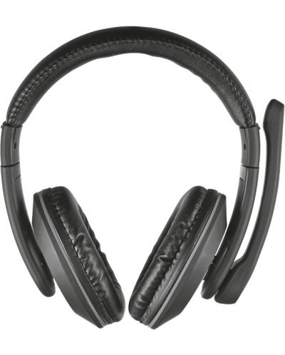 Ακουστικά με μικρόφωνο Trust - Reno, μαύρα - 2
