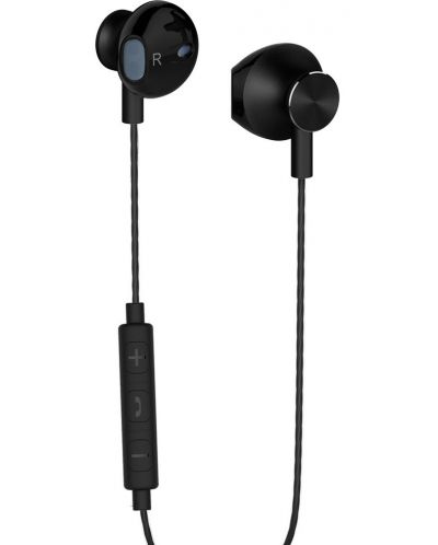 Ακουστικά με μικρόφωνο Yenkee - 305BK, μαύρα - 2