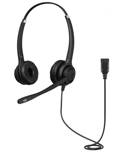 Ακουστικά με μικρόφωνο Axtel - ELITE HDvoice duo NC, μαύρα - 5