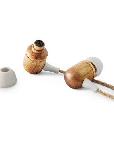 Ακουστικά με μικρόφωνο Energy Sistem - Eco Cherry Wood, καφέ - 4