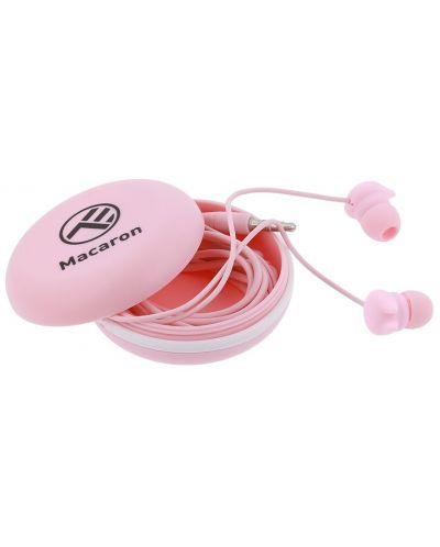 Ακουστικά με μικρόφωνο Tellur Macaron - ροζ - 2