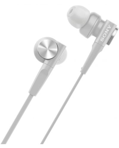Ακουστικά με μικρόφωνο Sony - MDR-XB55AP, άσπρα - 4