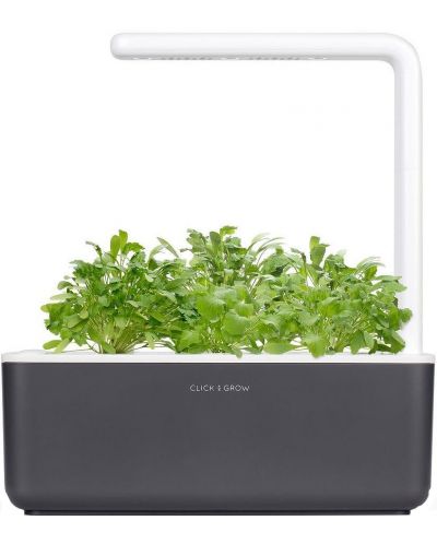 Smart γλάστρα Click and Grow - Smart Garden 3, 8 W, γκρι - 1