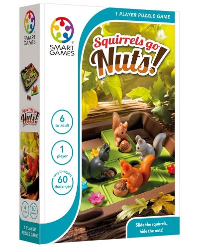 Παιδικό παιχνίδι Smart Games - Squirrels Go Nuts - 1
