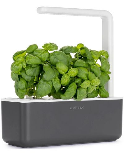 Smart γλάστρα Click and Grow - Smart Garden 3, 8 W, γκρι - 4