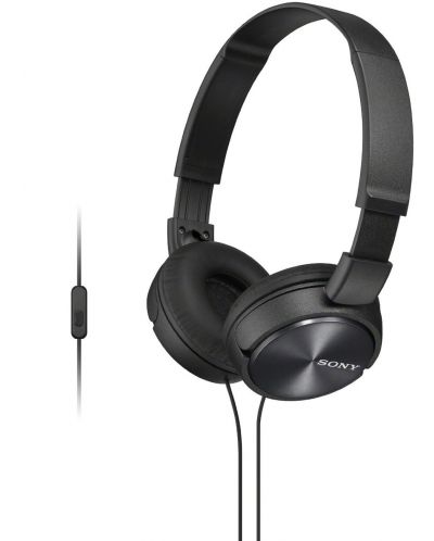 Ακουστικά με μικρόφωνο Sony MDR-ZX310AP - μαύρα - 1
