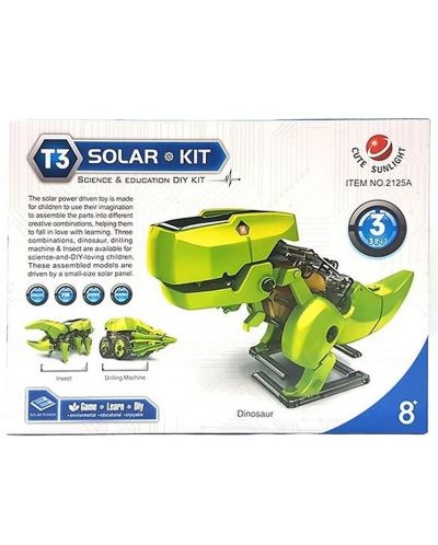 Ηλιακό ρομπότ 3 σε 1 Raya Toys - Δεινόσαυρος - 2